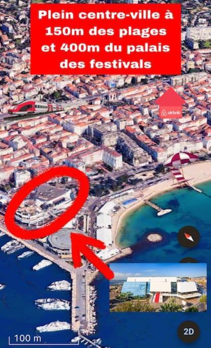 Cannes Centre Proche Plage Croisette Palais Des Festivals מראה חיצוני תמונה
